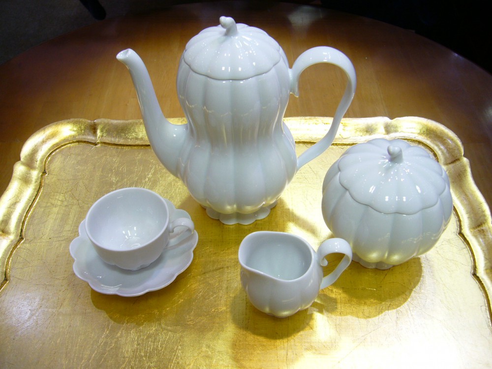 新着商品 アウガルデン 「メロンシリーズ」 モカカップ イエロー １客